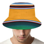 Tribal Serape Blanket Pattern Print Bucket Hat