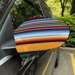 Tribal Serape Blanket Pattern Print Car Side Mirror Covers
