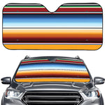 Tribal Serape Blanket Pattern Print Car Windshield Sun Shade