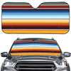 Tribal Serape Blanket Pattern Print Car Windshield Sun Shade