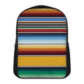 Tribal Serape Blanket Pattern Print Casual Backpack