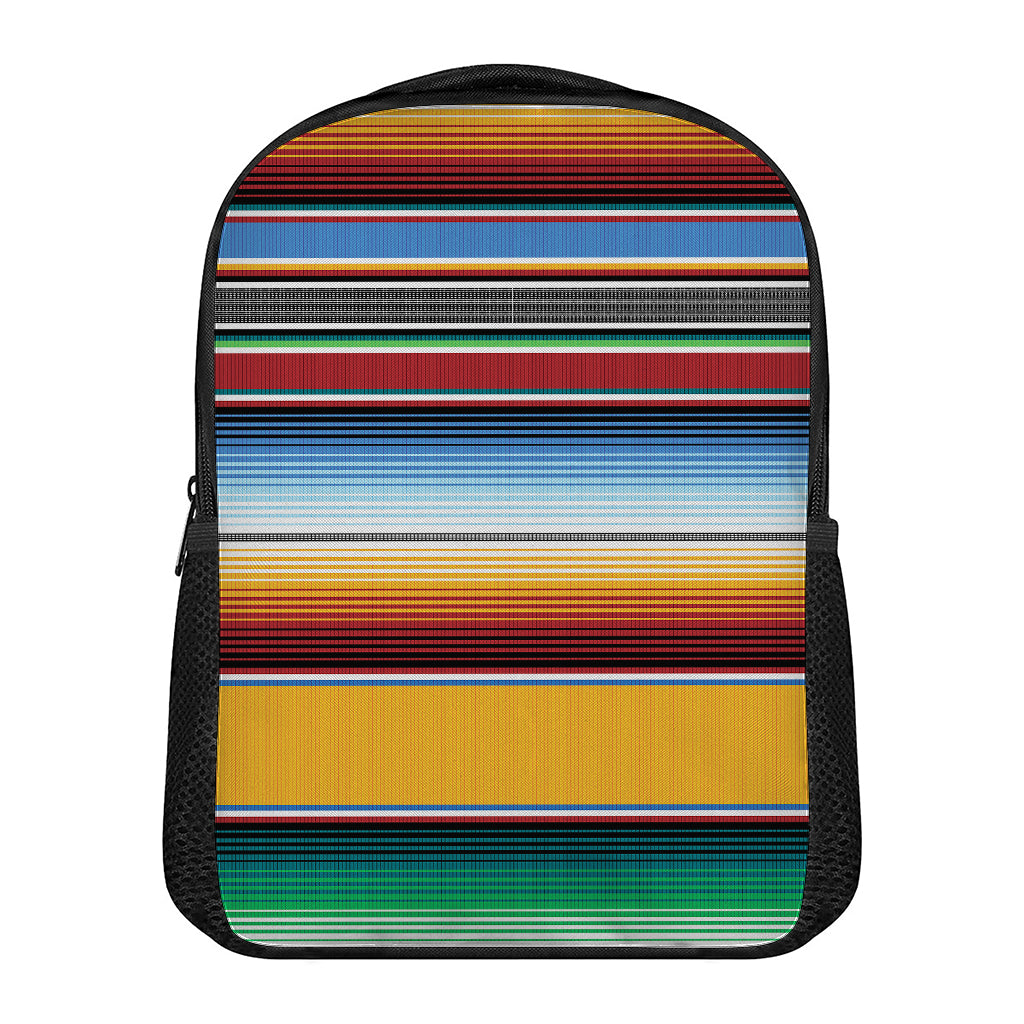 Tribal Serape Blanket Pattern Print Casual Backpack