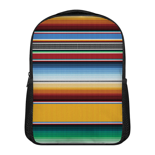 Tribal Serape Blanket Pattern Print Casual Backpack
