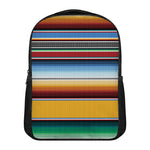 Tribal Serape Blanket Pattern Print Casual Backpack