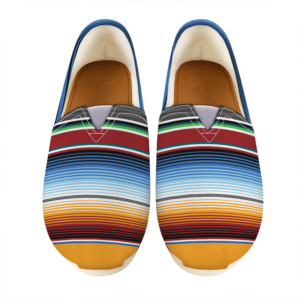 Tribal Serape Blanket Pattern Print Casual Shoes