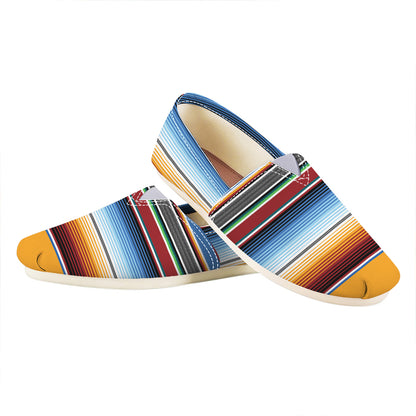 Tribal Serape Blanket Pattern Print Casual Shoes