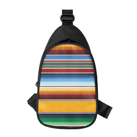 Tribal Serape Blanket Pattern Print Chest Bag