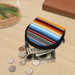 Tribal Serape Blanket Pattern Print Coin Purse