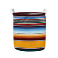 Tribal Serape Blanket Pattern Print Collapsible Laundry Basket