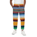 Tribal Serape Blanket Pattern Print Cotton Sweatpants
