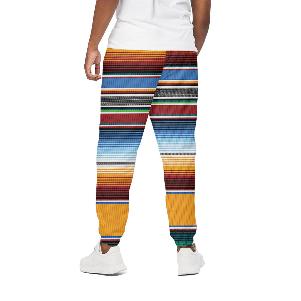 Tribal Serape Blanket Pattern Print Cotton Pants