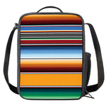 Tribal Serape Blanket Pattern Print Crossbody Lunch Bag