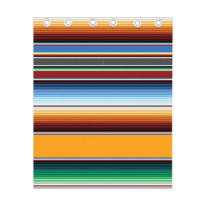 Tribal Serape Blanket Pattern Print Curtain
