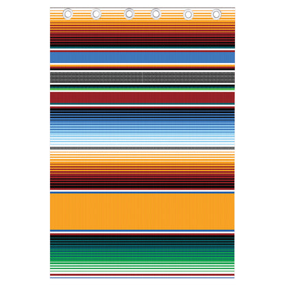 Tribal Serape Blanket Pattern Print Curtain