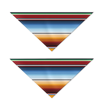 Tribal Serape Blanket Pattern Print Dog Bandana