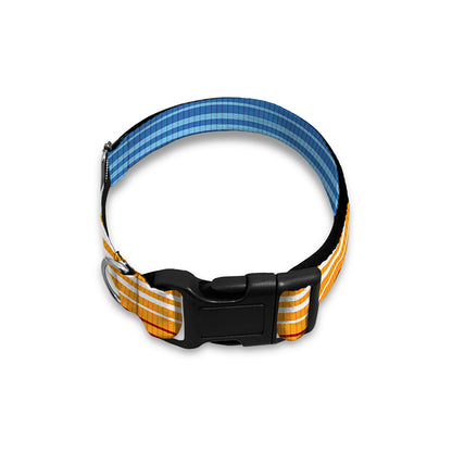 Tribal Serape Blanket Pattern Print Dog Collar