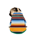 Tribal Serape Blanket Pattern Print Dog Zip Up Jacket