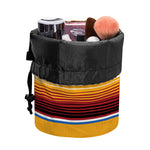 Tribal Serape Blanket Pattern Print Drawstring Makeup Bag