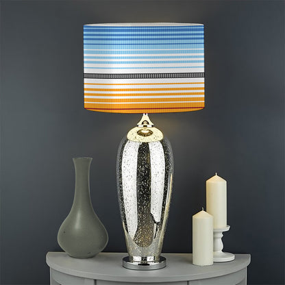 Tribal Serape Blanket Pattern Print Drum Lamp Shade