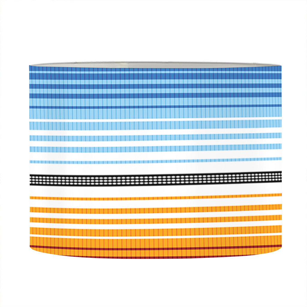 Tribal Serape Blanket Pattern Print Drum Lamp Shade