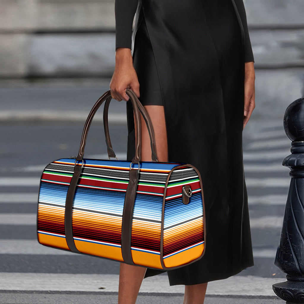 Tribal Serape Blanket Pattern Print Duffle Bag