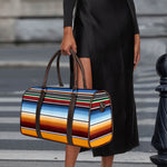 Tribal Serape Blanket Pattern Print Duffle Bag