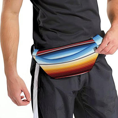 Tribal Serape Blanket Pattern Print Fanny Pack