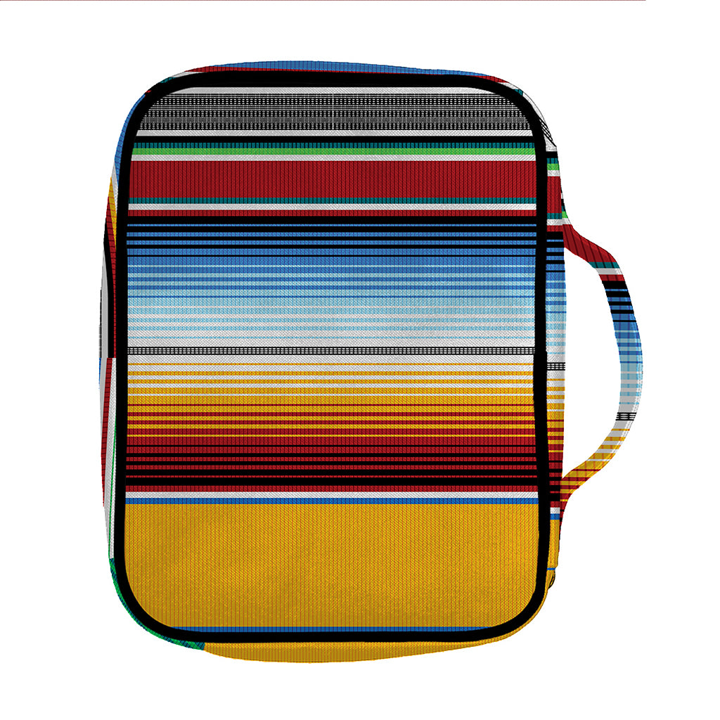 Tribal Serape Blanket Pattern Print Front Pocket Bible Bag