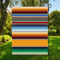 Tribal Serape Blanket Pattern Print Garden Flag