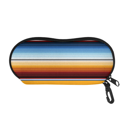 Tribal Serape Blanket Pattern Print Glasses Case