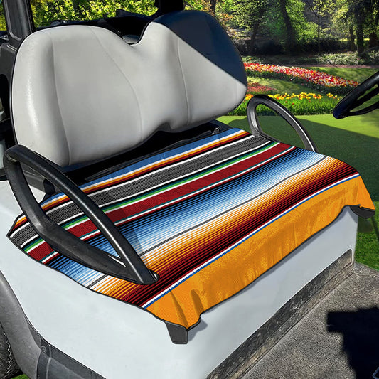 Tribal Serape Blanket Pattern Print Golf Cart Seat Cover