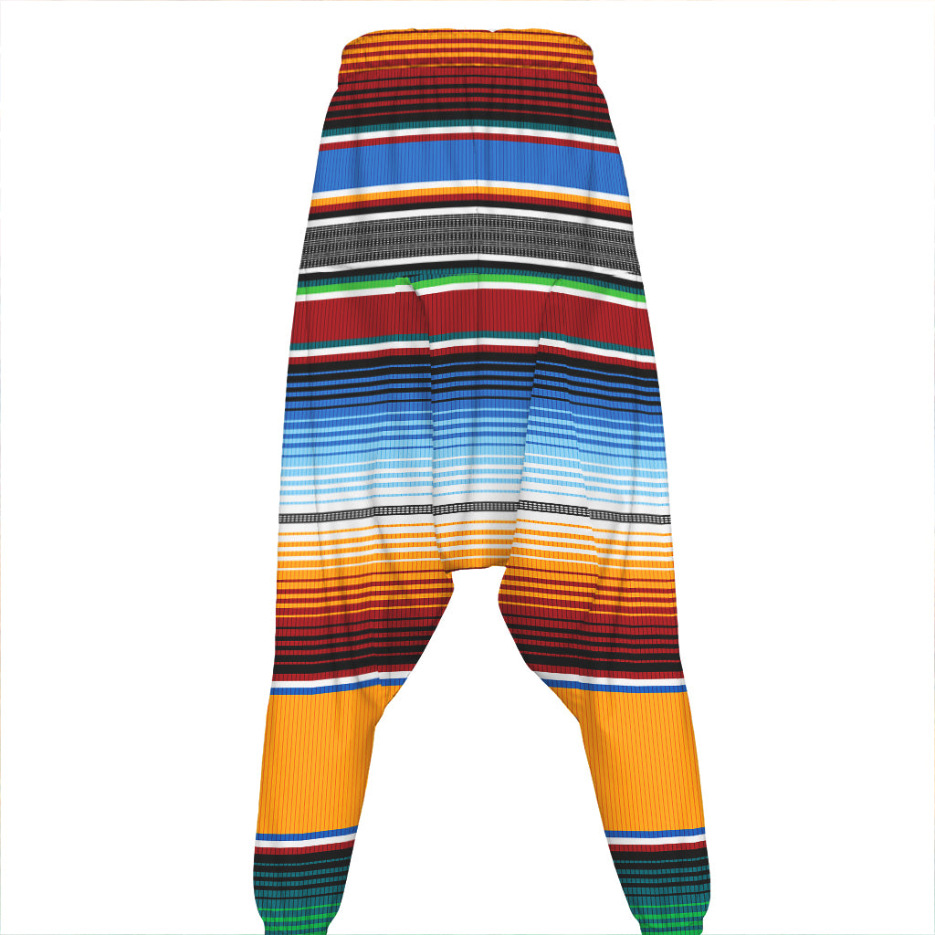 Tribal Serape Blanket Pattern Print Hammer Pants