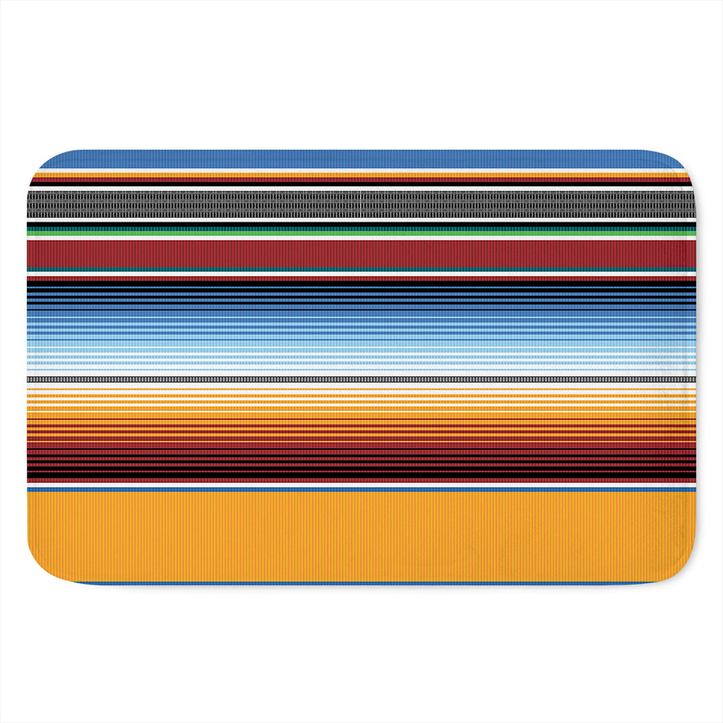 Tribal Serape Blanket Pattern Print Indoor Door Mat