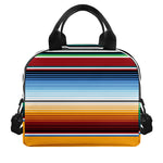 Tribal Serape Blanket Pattern Print Insulated Lunch Bag