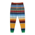 Tribal Serape Blanket Pattern Print Jogger Pants