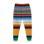 Tribal Serape Blanket Pattern Print Jogger Pants