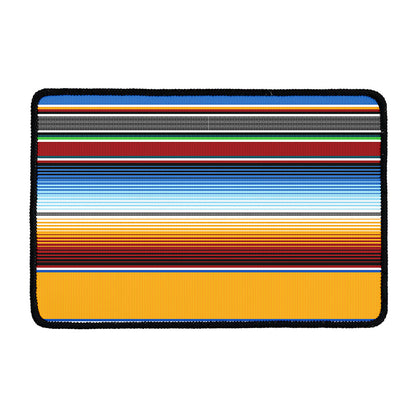 Tribal Serape Blanket Pattern Print Kitchen Mat