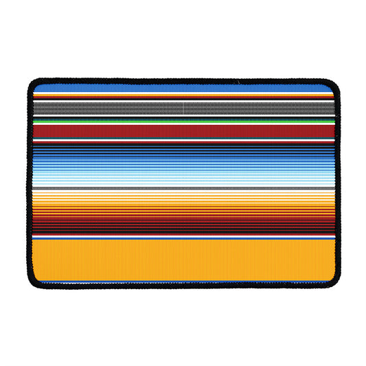 Tribal Serape Blanket Pattern Print Kitchen Mat