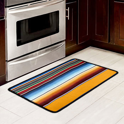 Tribal Serape Blanket Pattern Print Kitchen Mat