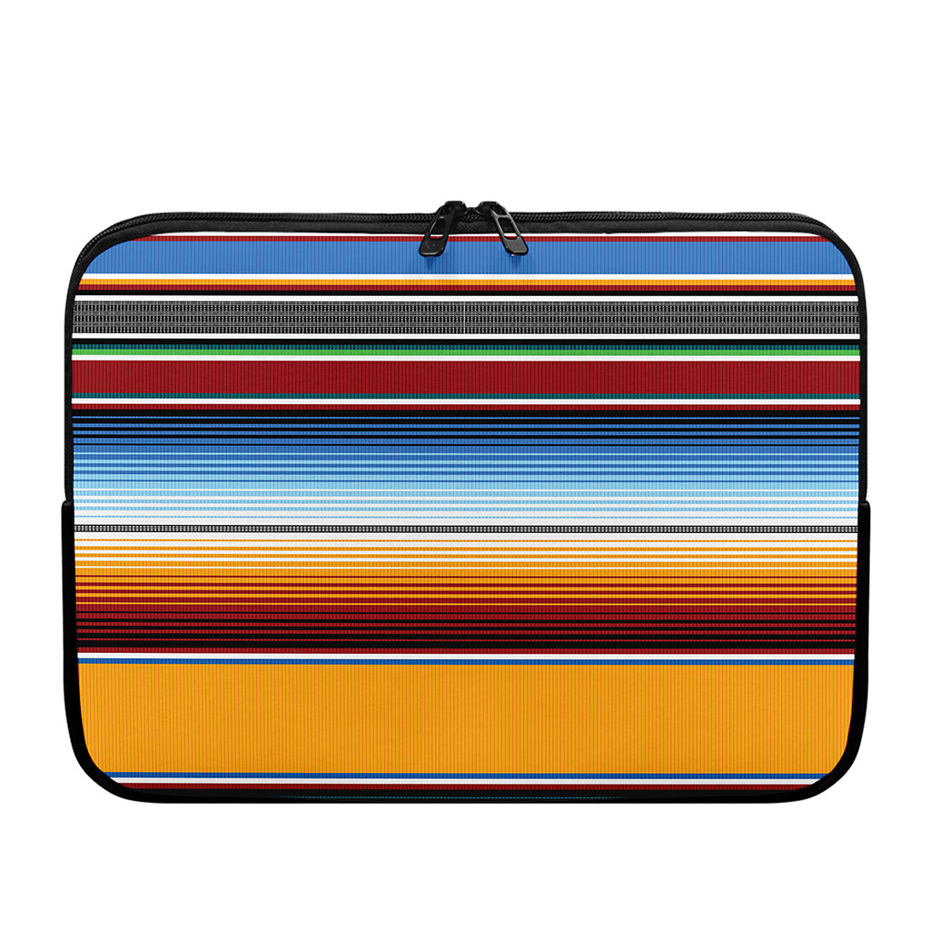 Tribal Serape Blanket Pattern Print Laptop Sleeve