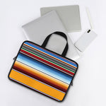 Tribal Serape Blanket Pattern Print Laptop Sleeve With Handle