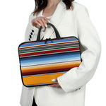 Tribal Serape Blanket Pattern Print Laptop Sleeve With Handle