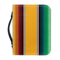 Tribal Serape Blanket Pattern Print Leather Bible Cover