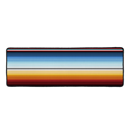 Tribal Serape Blanket Pattern Print Long Kitchen Mat