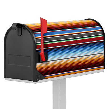 Tribal Serape Blanket Pattern Print Mailbox Cover