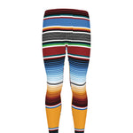 Tribal Serape Blanket Pattern Print Men's leggings