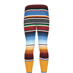 Tribal Serape Blanket Pattern Print Men's leggings