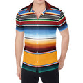 Tribal Serape Blanket Pattern Print Men's Shirt