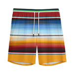 Tribal Serape Blanket Pattern Print Men's Sports Shorts