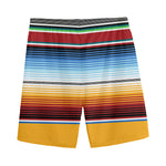 Tribal Serape Blanket Pattern Print Men's Sports Shorts